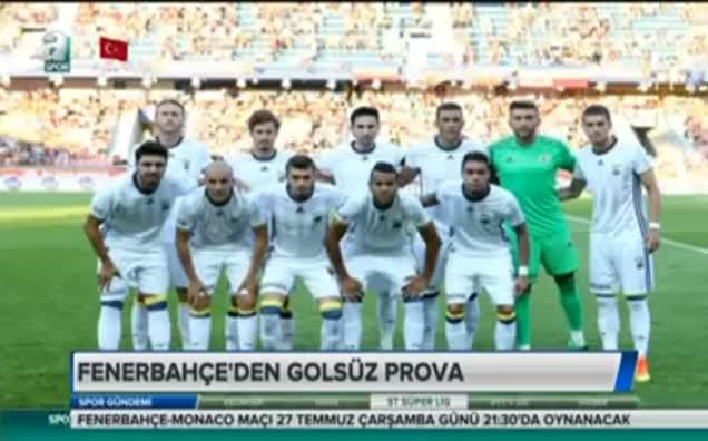 Fenerbahçe'den golsüz prova