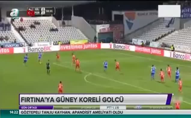 Fırtınaya Güney Koreli golcü