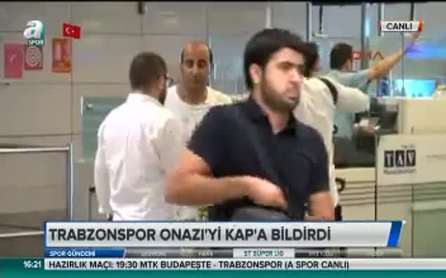 Onazı İstanbul'a geldi