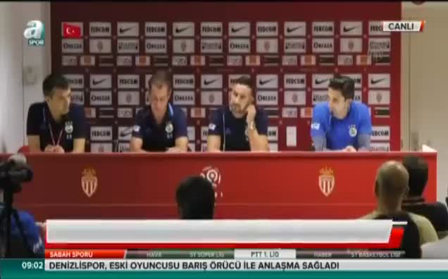 Pereira, Monaco maçı öncesi konuştu