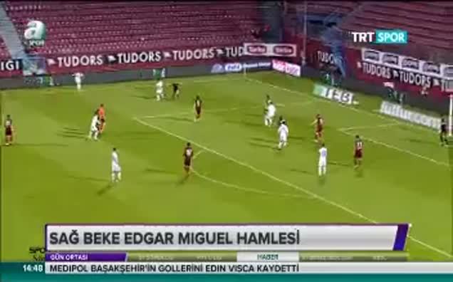 Sağ beke Edgar Miguel hamlesi