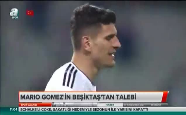 Mario Gomez'in Beşiktaş'tan talebi!