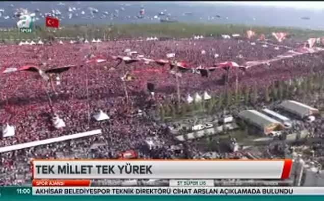 Spor camiası Yenikapı'ya akın etti!